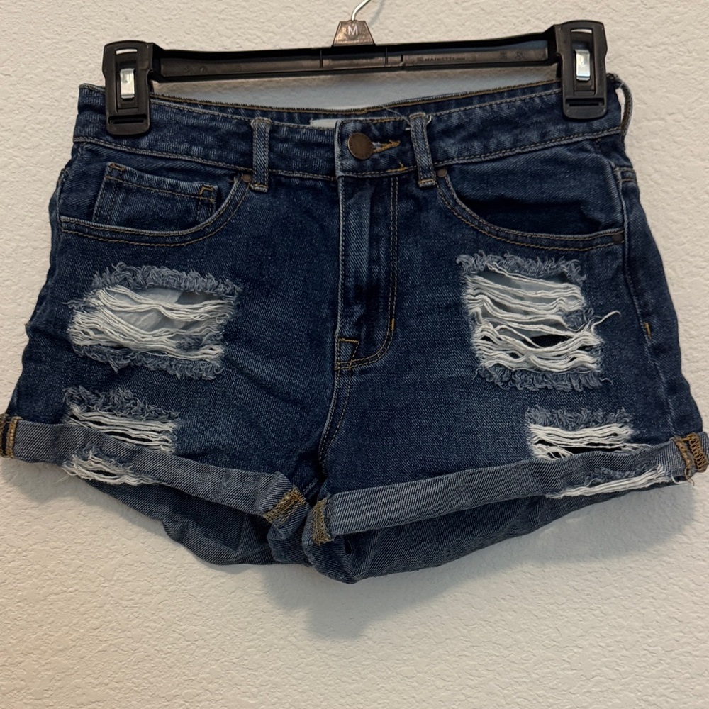 Bullhead Denim Distressed Jean Shorts